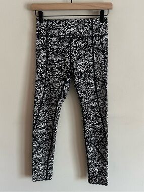 NWOT Lululemon Tight Stuff Tight II 25" Leggings Chirasu Black Luxtreme W5BC8S 4